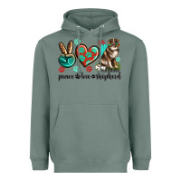 Sage peace love australian shepherd Heavyweight Hoodie - texasbilliewilder
