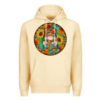 Pina Colada fall gnomes round earrings 2 Premium Hoodie - Artiststas
