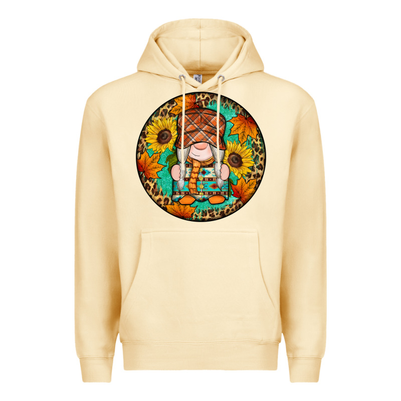 Fall Gnomes Round Earrings 2 Premium Hoodie by Artiststas | Teevron