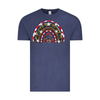 Vintage Denim usa camouflage rainbow Vintage Tee - Artiststas