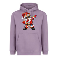 Lavender afro dabbing santa Heavyweight Hoodie - Zillion Design Studio