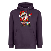 Plum afro dabbing santa Heavyweight Hoodie - Zillion Design Studio