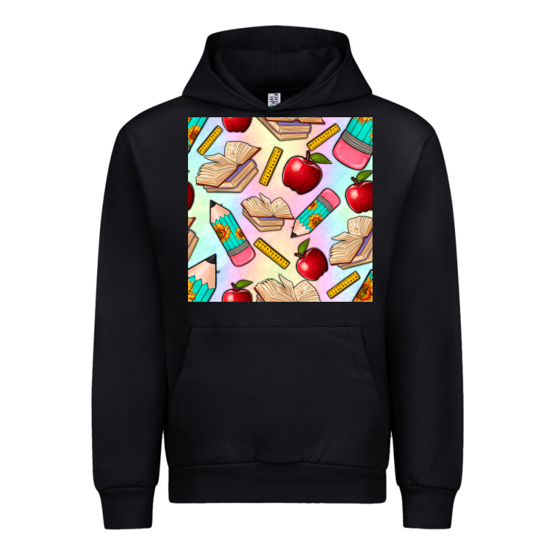 School Seamless Pattern Urban Hoodie by BundleAndBundleShop | Teevron