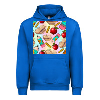 Cobalt school seamless pattern Urban Hoodie - BundleAndBundleShop
