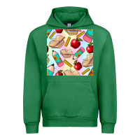 Emerald school seamless pattern Urban Hoodie - BundleAndBundleShop