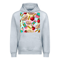 Heather Grey school seamless pattern Urban Hoodie - BundleAndBundleShop