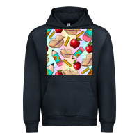 Navy school seamless pattern Urban Hoodie - BundleAndBundleShop