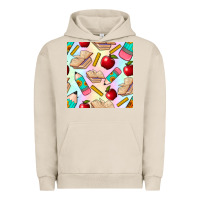 Pigment French Oak school seamless pattern Urban Hoodie - BundleAndBundleShop