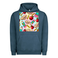 Pigment Midnight Navy school seamless pattern Urban Hoodie - BundleAndBundleShop
