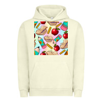 Pigment Pistachio school seamless pattern Urban Hoodie - BundleAndBundleShop