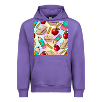 Tulip school seamless pattern Urban Hoodie - BundleAndBundleShop