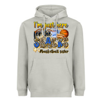 Moon Dust im just here for the snacks basketball sister Heavyweight Hoodie - Zillion Design Studio