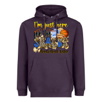 Plum im just here for the snacks basketball sister Heavyweight Hoodie - Zillion Design Studio