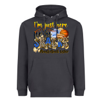 Smoke im just here for the snacks basketball sister Heavyweight Hoodie - Zillion Design Studio