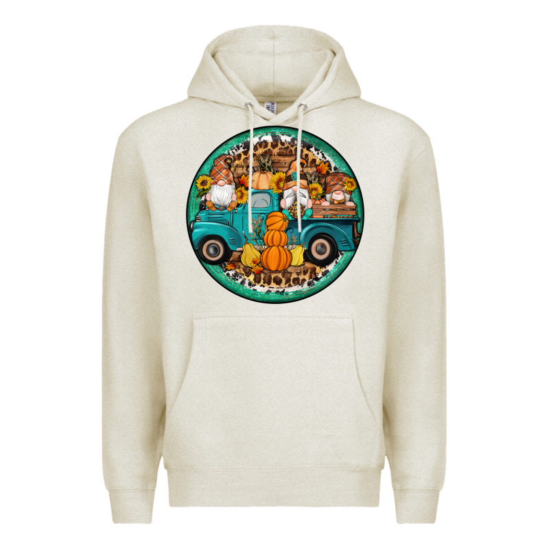 Fall Gnomes Round Earrings 3 Premium Hoodie by Artiststas | Teevron