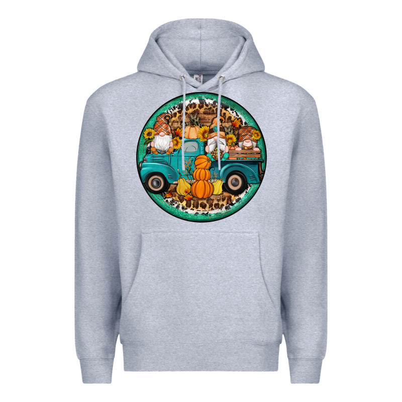 Fall Gnomes Round Earrings 3 Premium Hoodie by Artiststas | Teevron