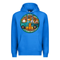 True Royal fall gnomes round earrings 3 Premium Hoodie - Artiststas