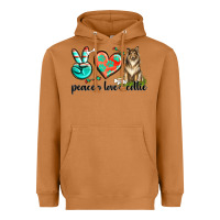 Meerkat peace love collie Heavyweight Hoodie - texasbilliewilder