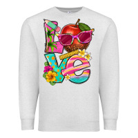 Oatmeal Heather love summer teacher Premium Sweatshirt - texasbilliewilder