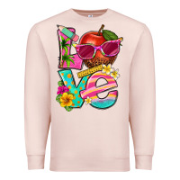 Pale Pink love summer teacher Premium Sweatshirt - texasbilliewilder