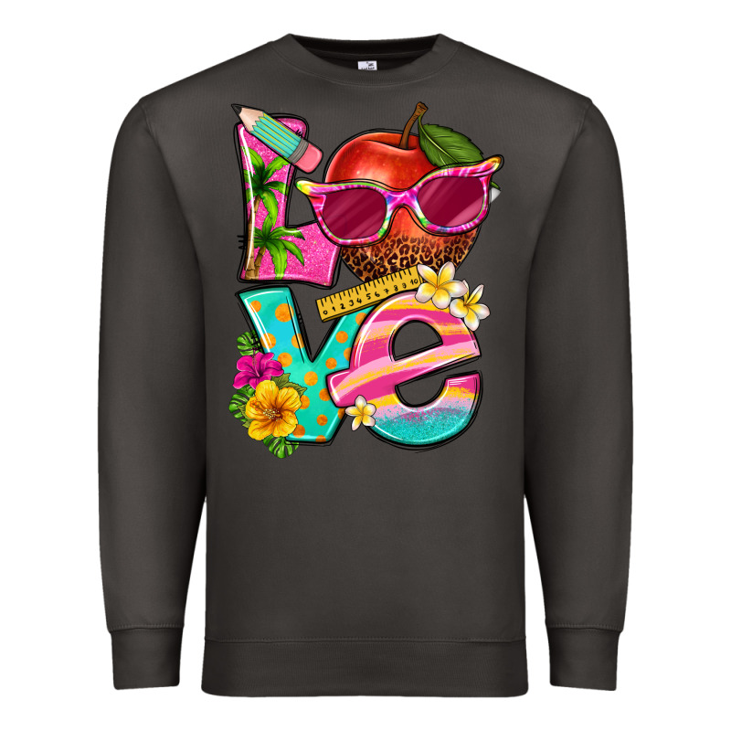 Love Summer Teacher Premium Sweatshirt by texasbilliewilder | Teevron