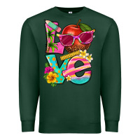 Sports Green love summer teacher Premium Sweatshirt - texasbilliewilder