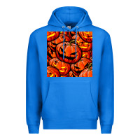 True Royal halloween pumpkin seamless pattern Premium Hoodie - BundleAndBundleShop