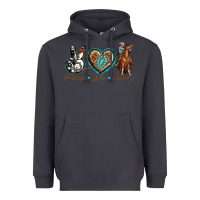 Smoke peace love cowboy Heavyweight Hoodie - texasbilliewilder