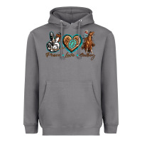 Storm peace love cowboy Heavyweight Hoodie - texasbilliewilder