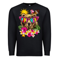 Black mama bear summer Premium Sweatshirt - texasbilliewilder