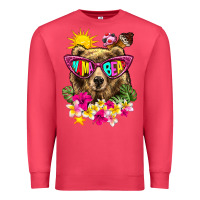 Cardinal mama bear summer Premium Sweatshirt - texasbilliewilder