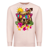 Pale Pink mama bear summer Premium Sweatshirt - texasbilliewilder