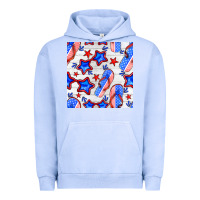 Pigment Grape Ice 4th of july flip flops seamless pattern Urban Hoodie - BundleAndBundleShop