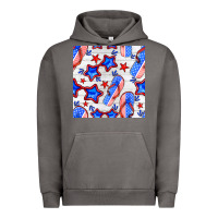 Pigment Tornado 4th of july flip flops seamless pattern Urban Hoodie - BundleAndBundleShop