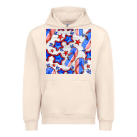Sandshell 4th of july flip flops seamless pattern Urban Hoodie - BundleAndBundleShop