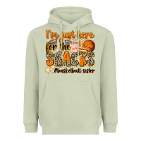 Matcha im just here for the snacks basketball sister Heavyweight Hoodie - Zillion Design Studio