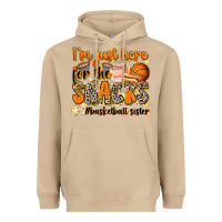 Mushroom im just here for the snacks basketball sister Heavyweight Hoodie - Zillion Design Studio