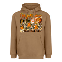 Toasted Coconut im just here for the snacks basketball sister Heavyweight Hoodie - Zillion Design Studio
