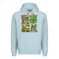Blue Mist one lucky mama Premium Hoodie - AdoDesignShop