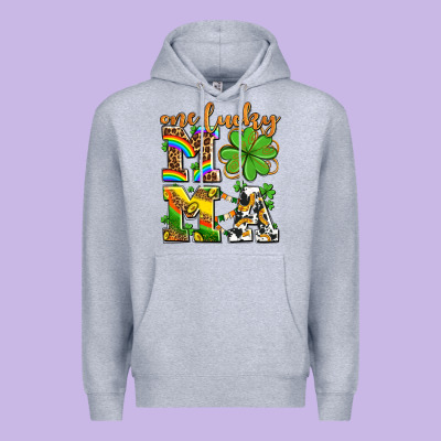 One Lucky Mama Premium Hoodie Designed By Adodesignshop