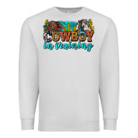 Dove Grey cowboy in training Premium Sweatshirt - Zillion Design Studio
