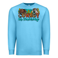 Ocean Blue cowboy in training Premium Sweatshirt - Zillion Design Studio