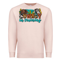 Pale Pink cowboy in training Premium Sweatshirt - Zillion Design Studio