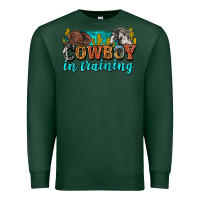 Sports Green cowboy in training Premium Sweatshirt - Zillion Design Studio