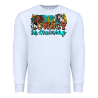 White cowboy in training Premium Sweatshirt - Zillion Design Studio