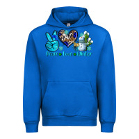 Cobalt peace love winter ado Urban Hoodie - AdoDesignShop
