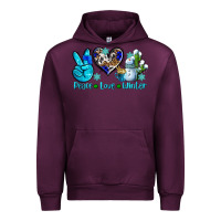Mauve Wine peace love winter ado Urban Hoodie - AdoDesignShop