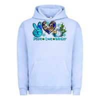 Pigment Grape Ice peace love winter ado Urban Hoodie - AdoDesignShop