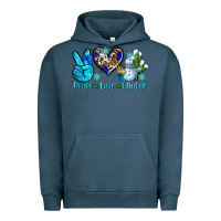 Pigment Midnight Navy peace love winter ado Urban Hoodie - AdoDesignShop