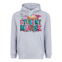Heather Grey student nurse Heavyweight Hoodie - Zillion Design Studio